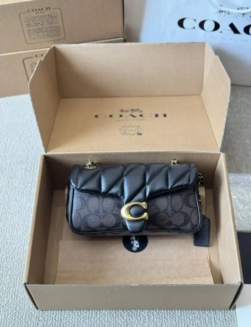 Coach Tabby 26 Quilted Highend Quality Coded With OriginalBox CarryBag Premium - Image 8