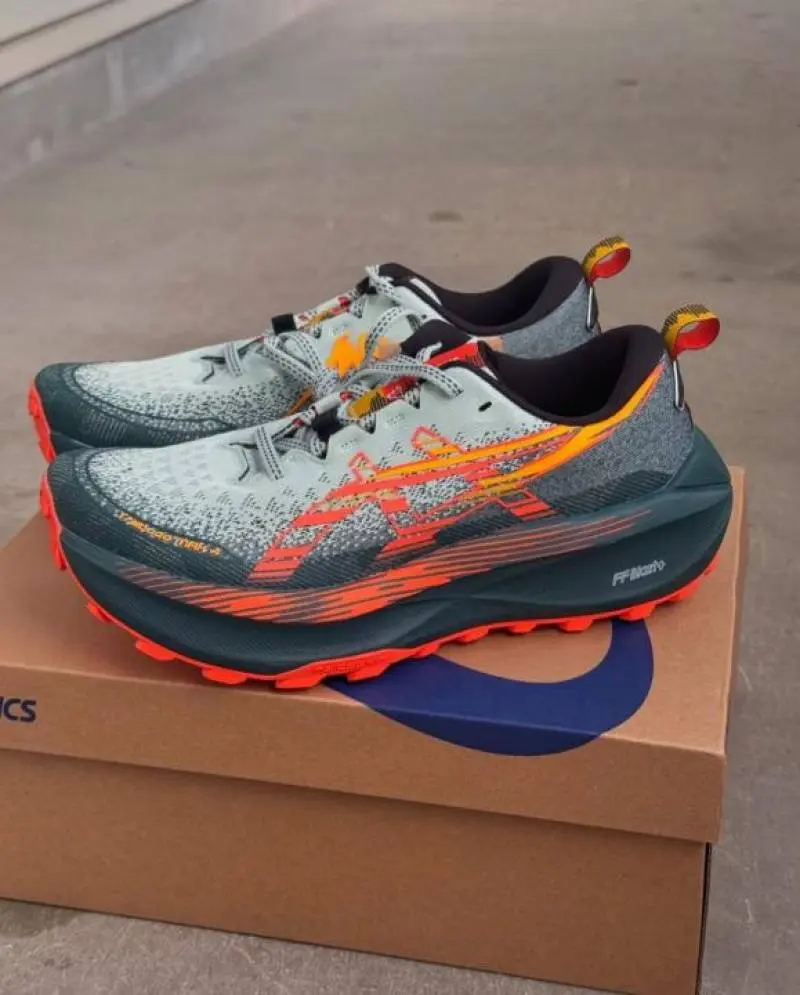Asics Trabuco max 4 Trail Nova Orange 686 - Image 2