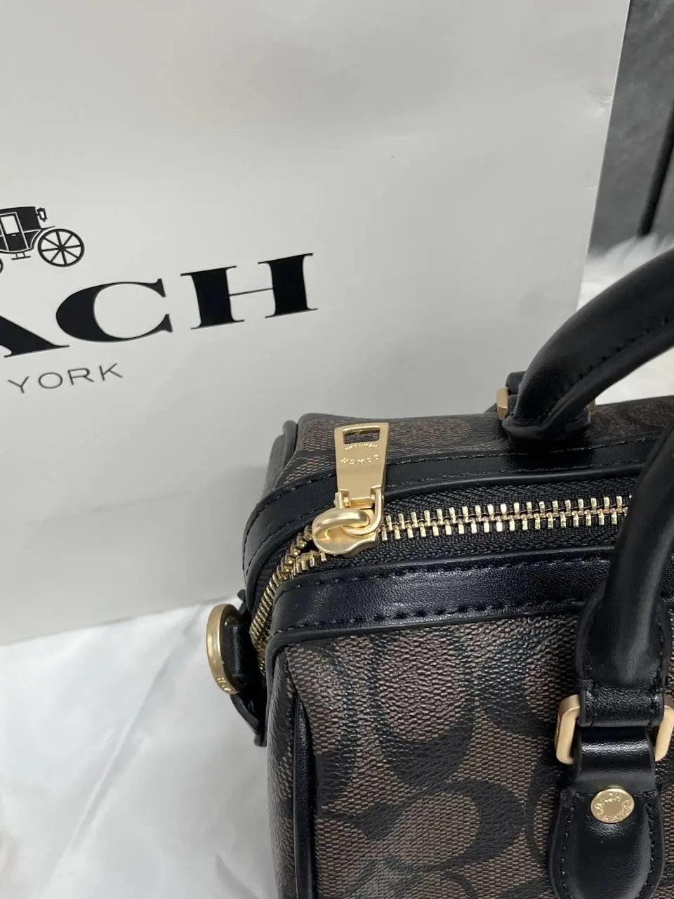 Coach Rowan Long Satchel Bag With OriginalCarryBag DustCover - Image 5