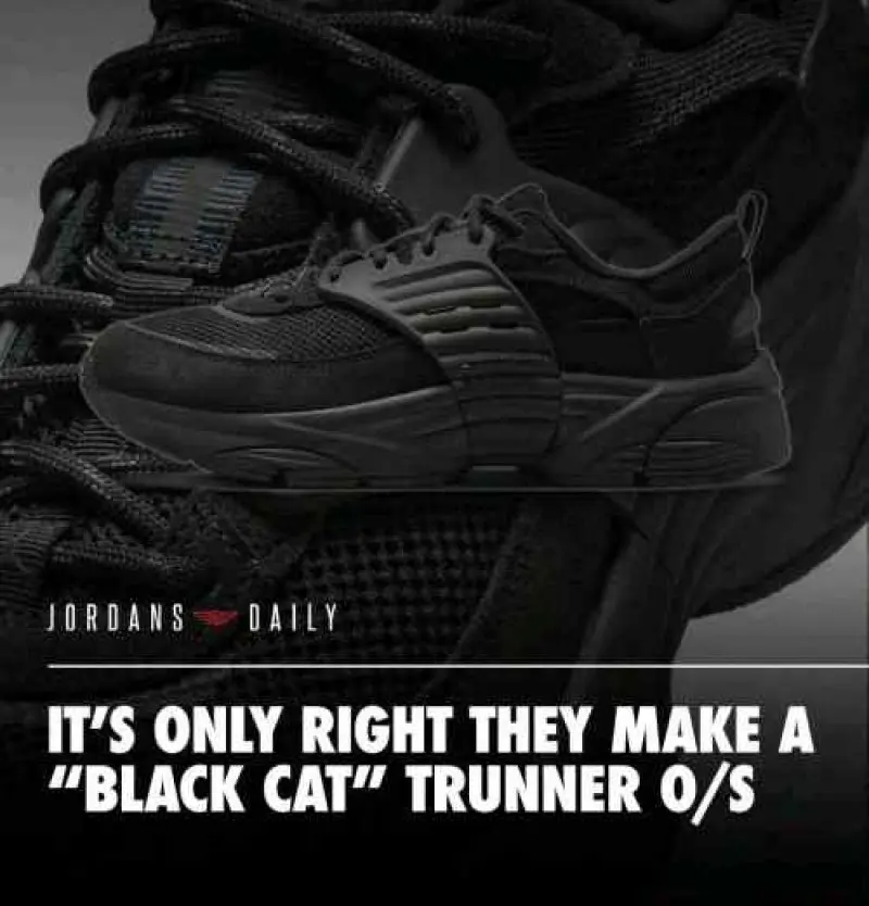 Air Jordan Trunner Black Cat - Image 2