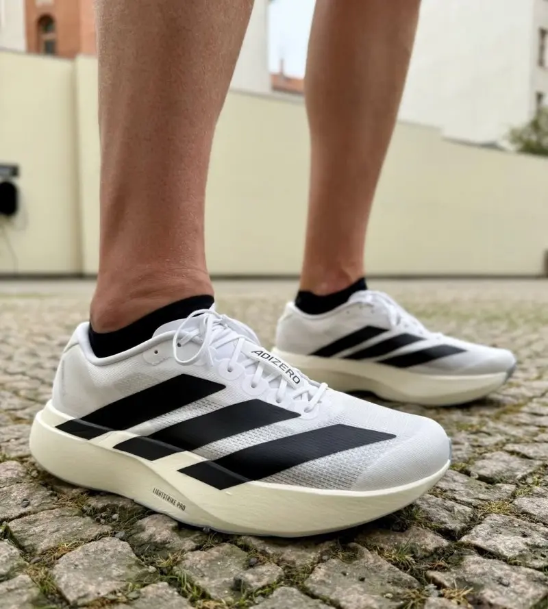 Adidas adizero evo sl core White Black - Image 6