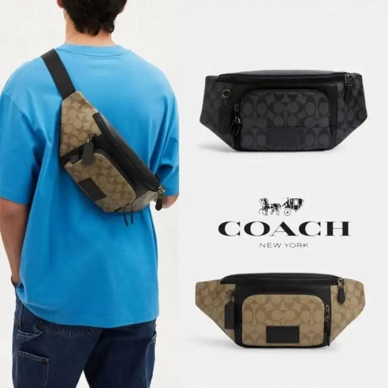 Coach Track Belt Bag Unisex WaistBag With DustCover - Image 3