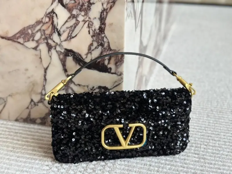 Valentino Sequin vlogo premium sling shoulder with original box - Image 7