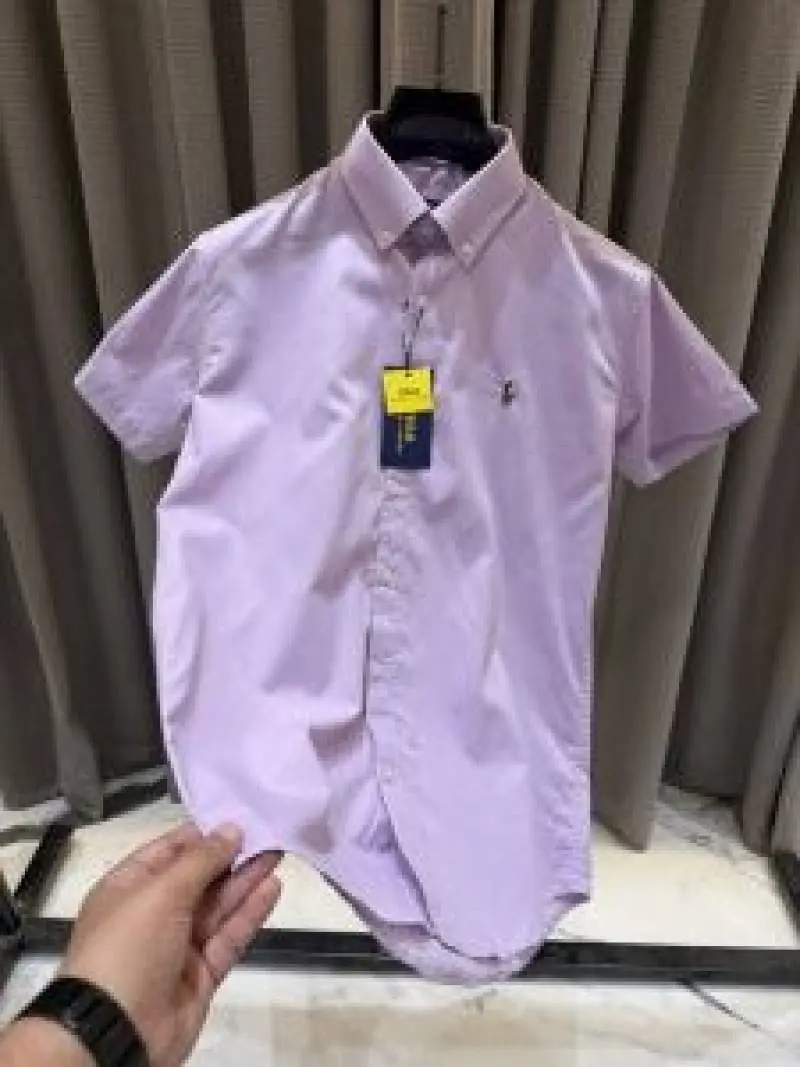 Ralph lauren Premium Half Cotton Purple Shirt - Image 3