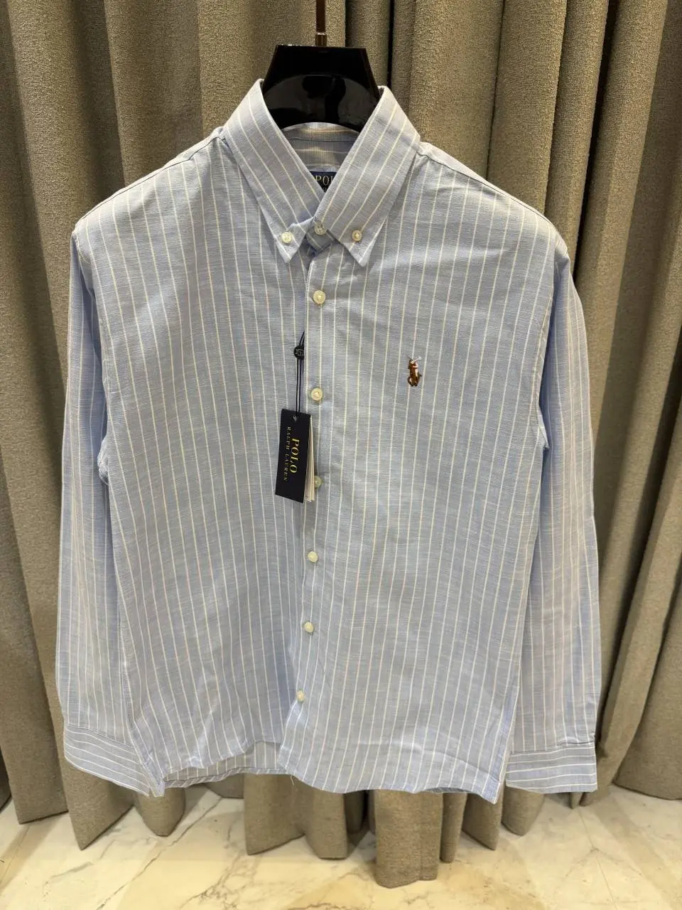 Ralph Lauren Sky Blue Lining Premium Shirt