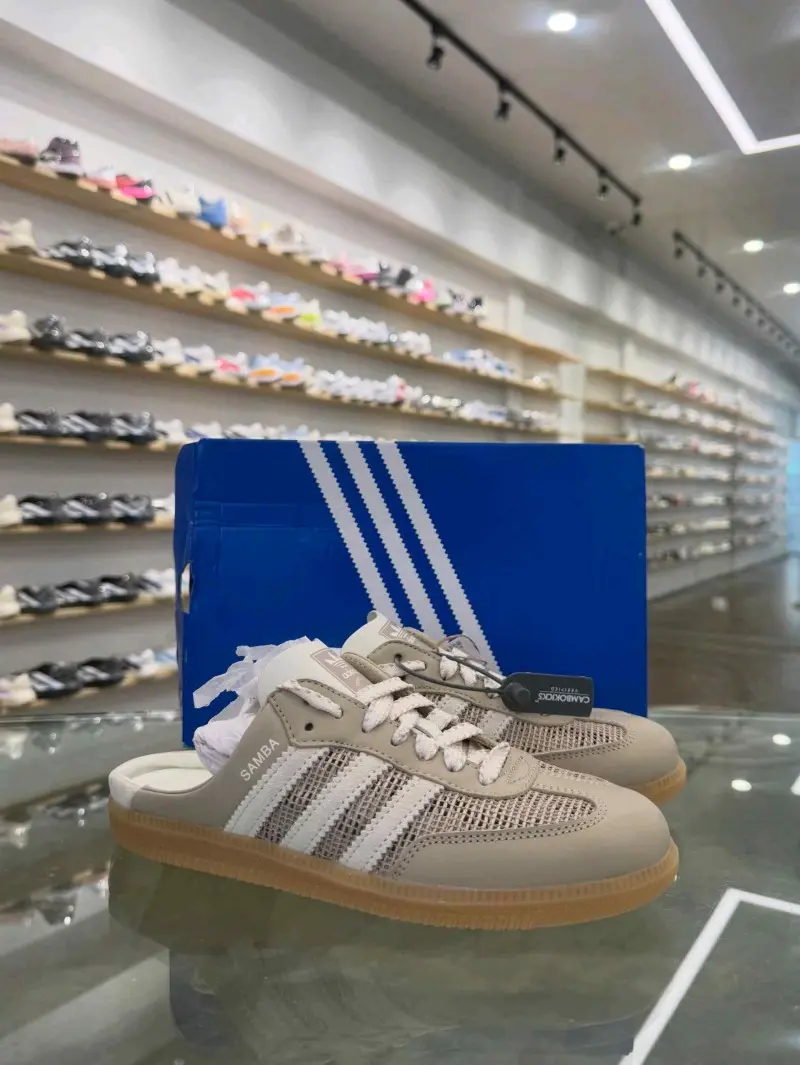 Adidas Samba OG Mule Khaki Of White Gum 1295 - Image 2