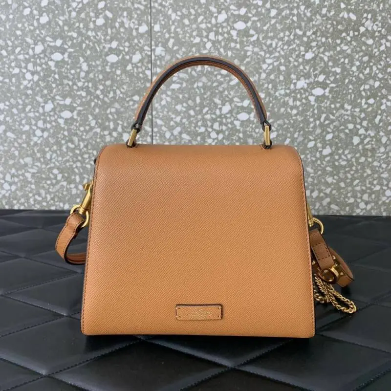 Valentynoo Tan-Brown VSling TopHandle ShoulderBag With DustCoverhut - Image 5