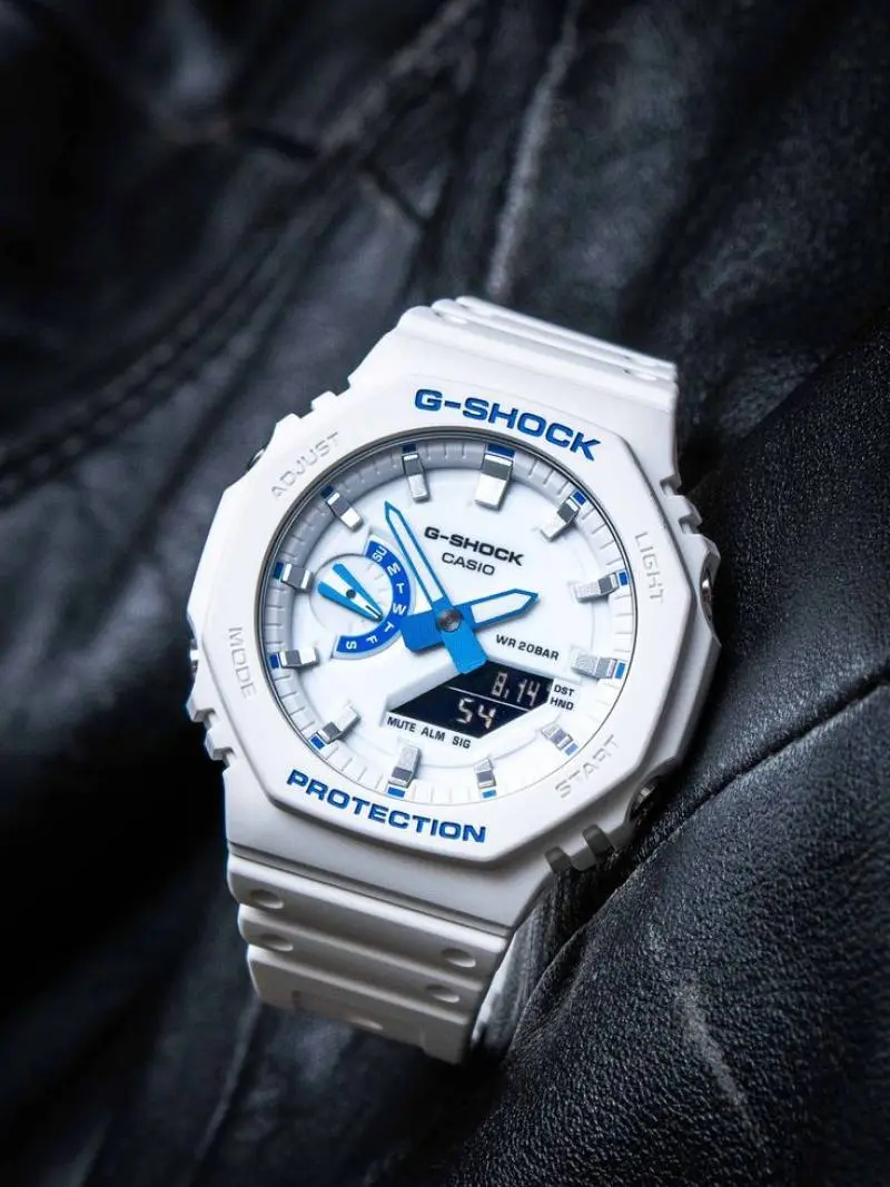 Casio G- Shock GA-2100HDS-7A white - Image 3