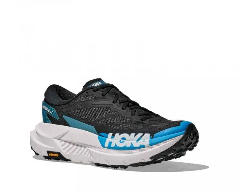 Hoka Mafate X Trail Runners Black Skyward Blue - Image 7