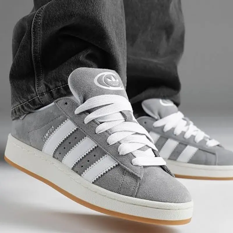 Adidas Campus Grey White Fix - Image 3