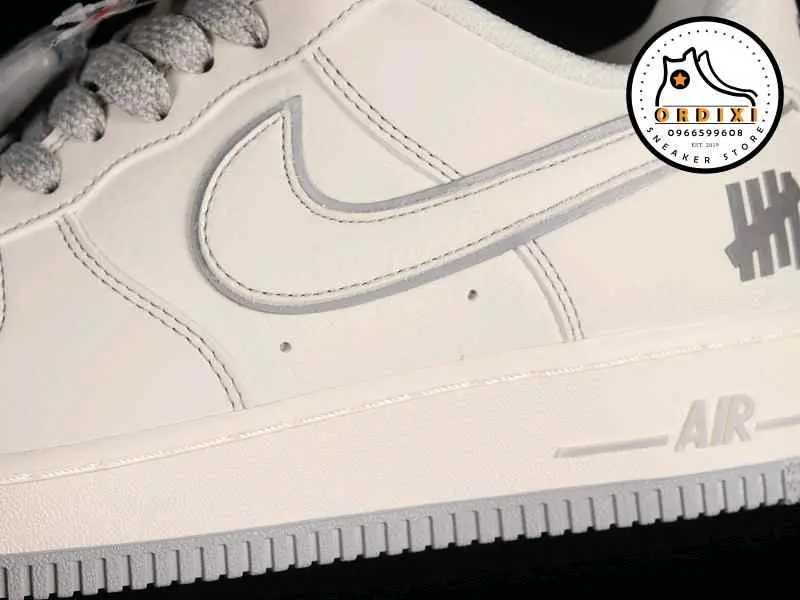 Undefeated x Nikkee Air Force 1 07 Low Cream Light Grey - Image 5