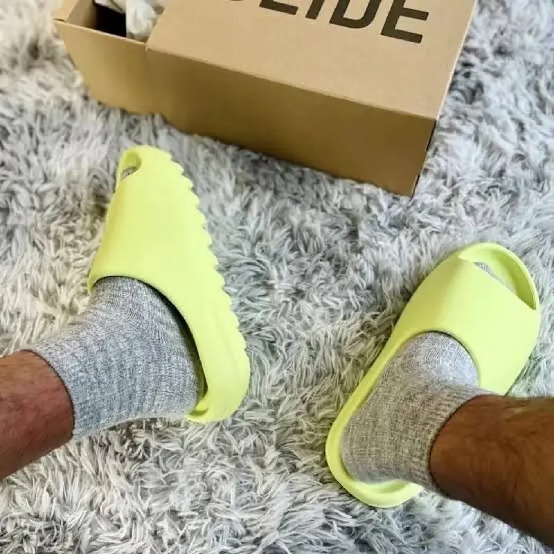 Adidas Yeezy Slide Green Glow UA Quality For Men s - Image 16