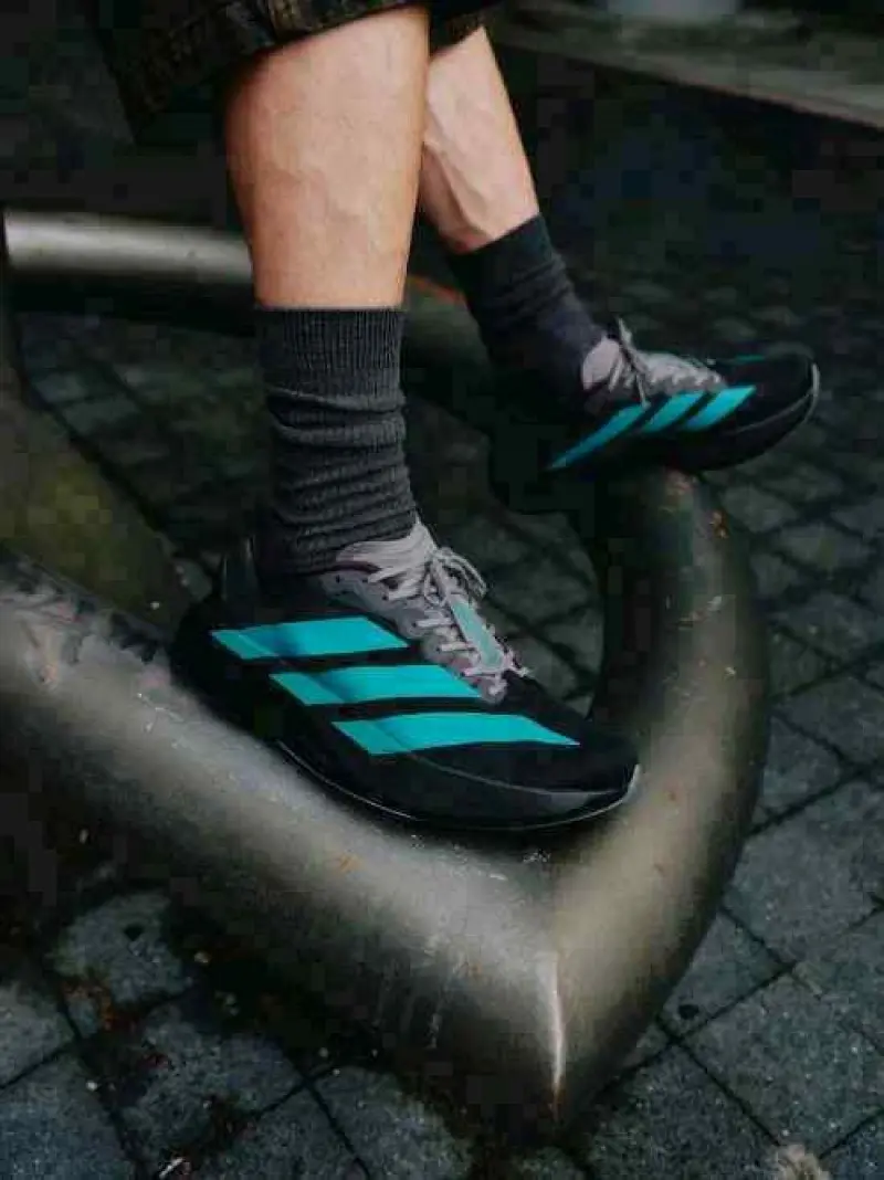 Adidas Adizero Evo SL Black Pure Teal 1115 - Image 4