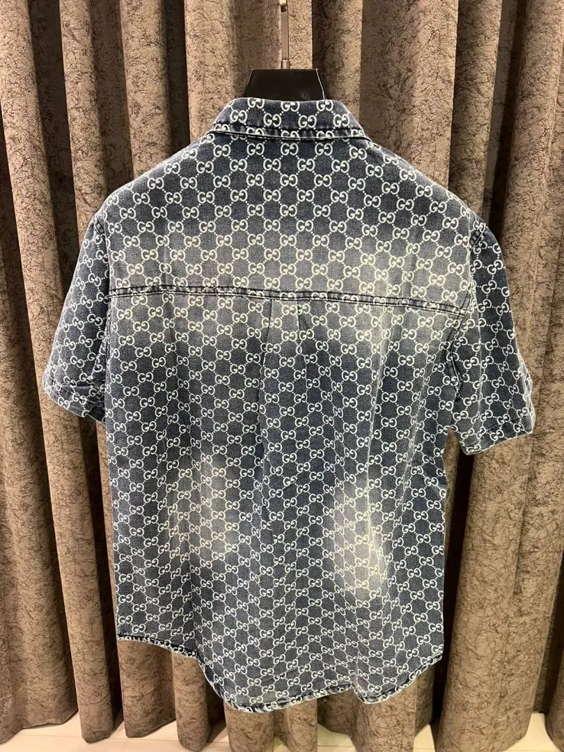 Gucci IMPORTED STORE ARTICLE DENIM SHIRT - Image 3