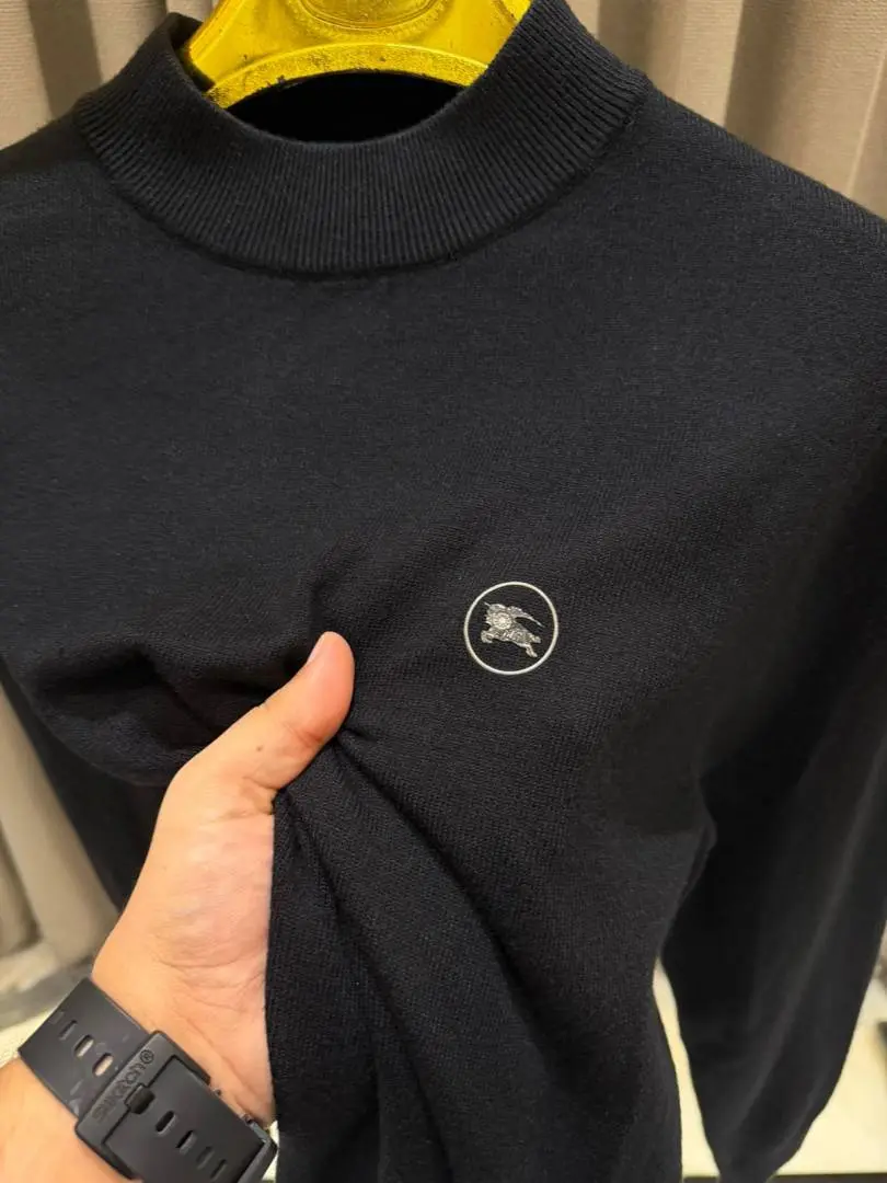 Burberry Chest Logo Sweatshirt Dark Grey - Image 3
