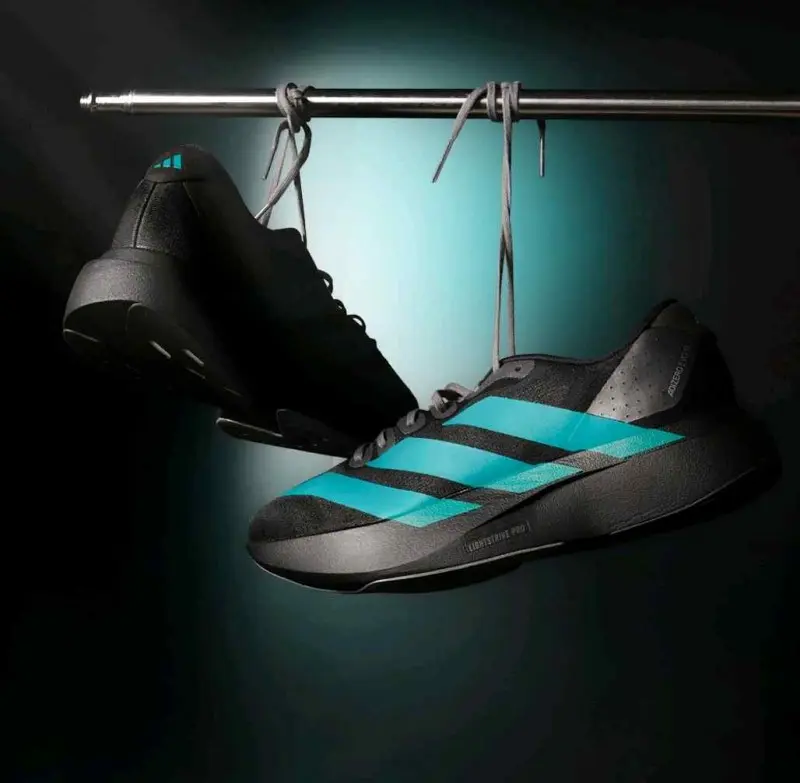 Adidas Adizero Evo SL Black Pure Teal - Image 4