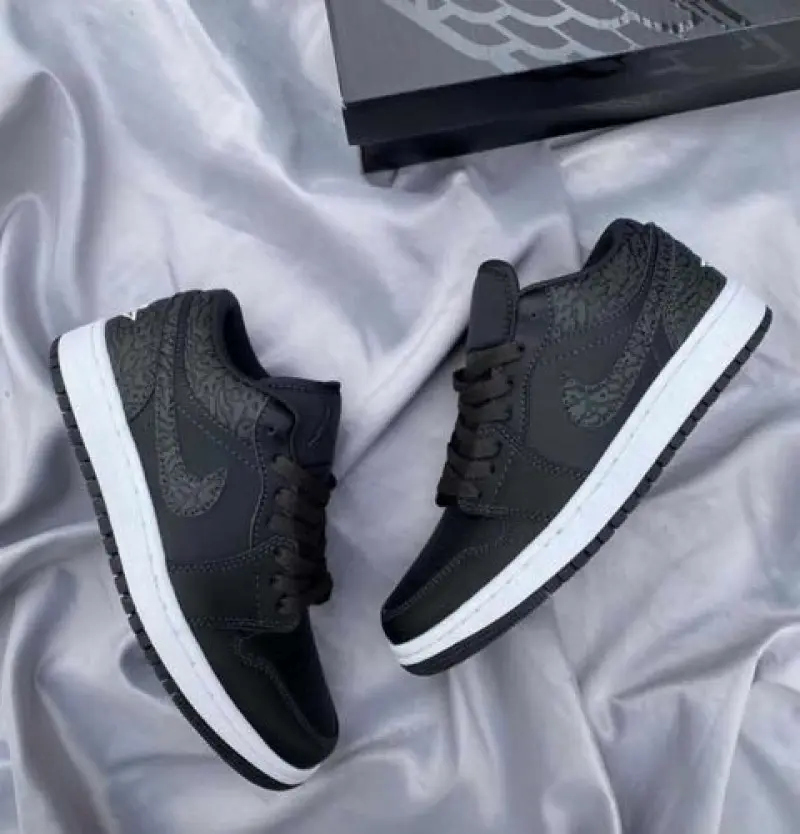 air jordan 1 low black elephant - Image 7