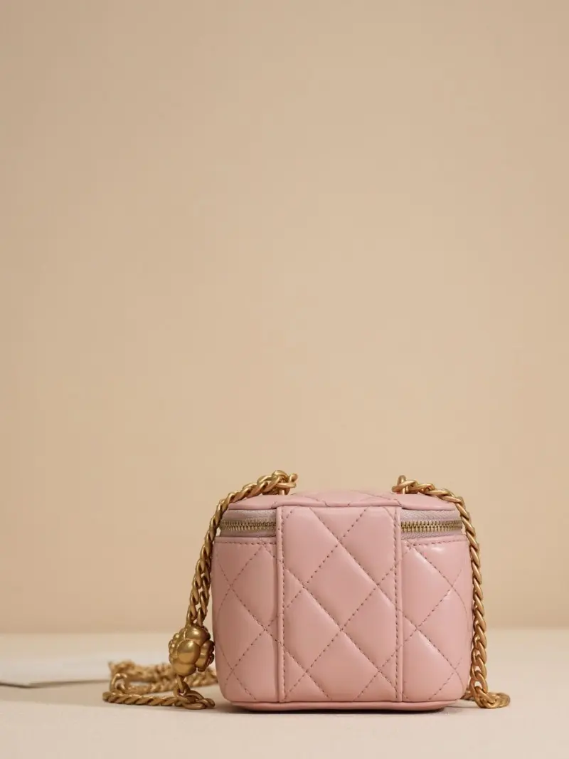 Chanel Small Vanity Premium Leather Bag With Original MagnetBox - Image 2