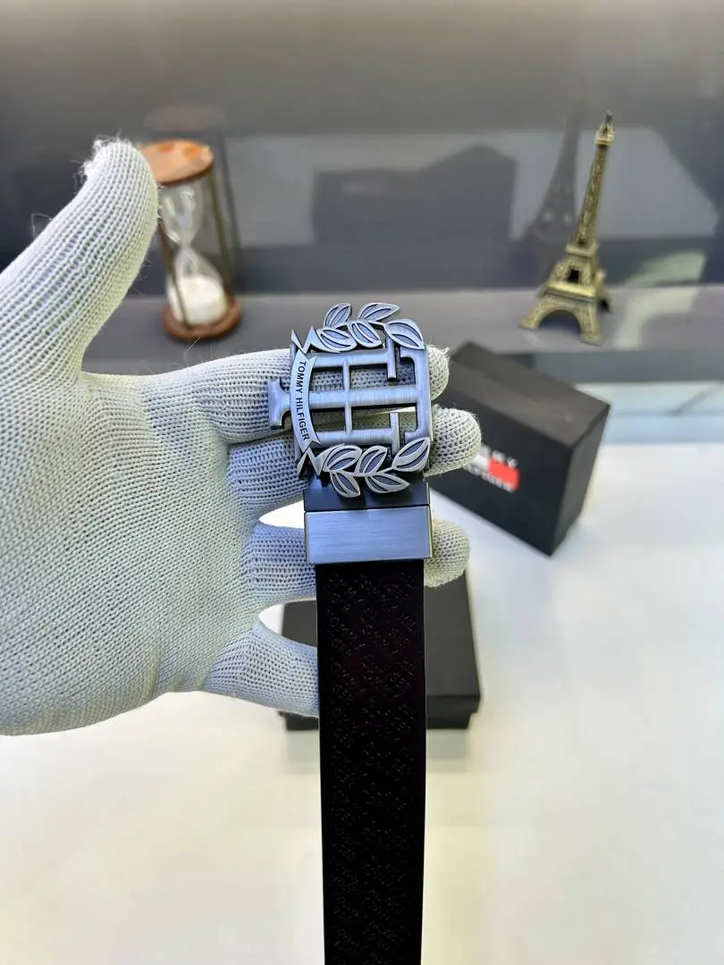 Tommy Hilfigar Grey Reversible Belt Fa 843 - Image 4