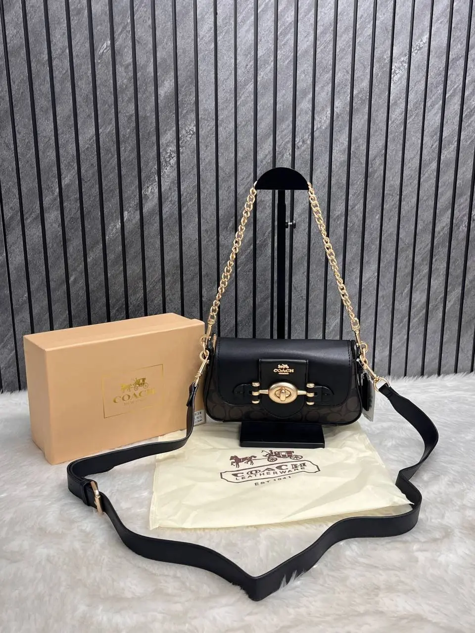 Coach Brie Shoulder Crossbody Bag With OriginalBox - Image 5