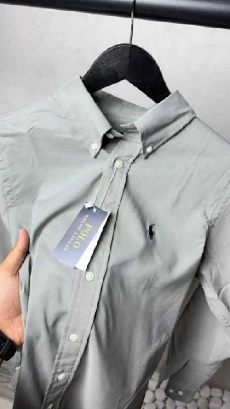 Ralph Lauren Premium Cotton Lycra Shirts 2567 - Image 3