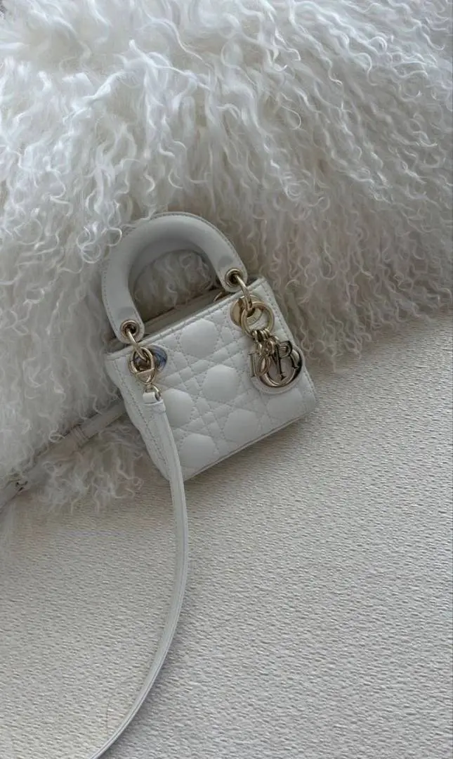 Dior Lady SuperMini 13CM Crossbody MiniBag With OriginalBox - Image 5