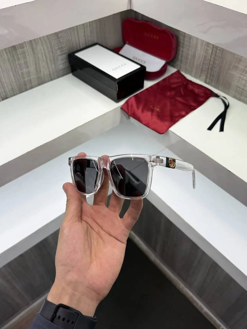 Gucci 1390 Premium sunglass (Ice) - Image 5