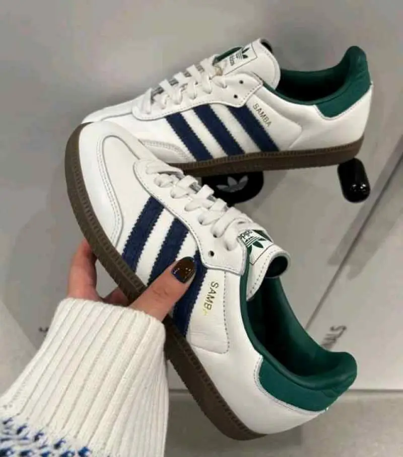 Adidas Samba OG WhiteCollegiate Green - Image 4