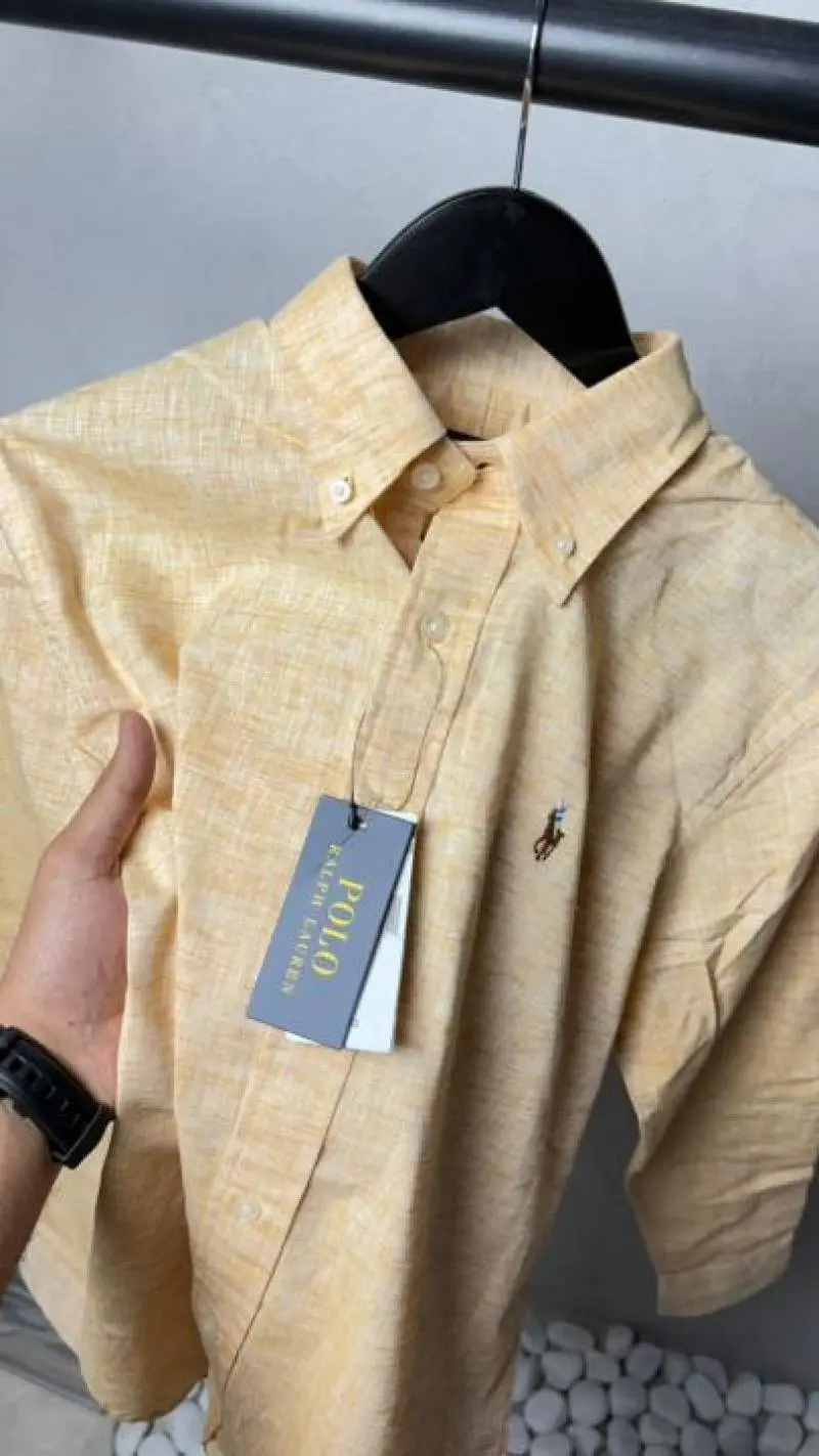 Ralph Lauren Premium Linen High Quality Shirts 2509 - Image 3