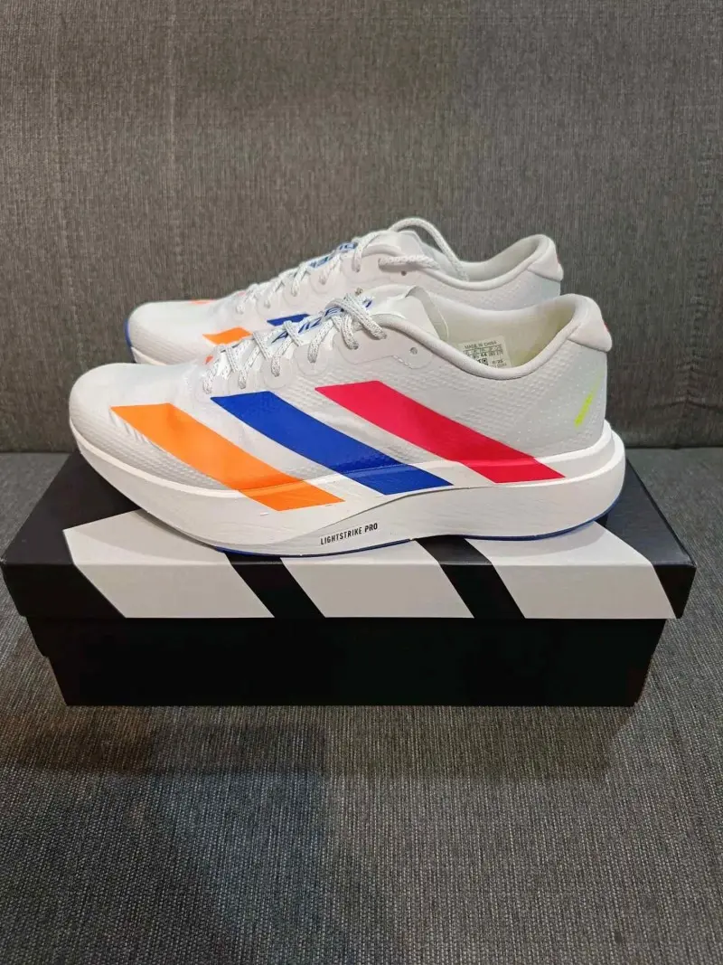 Adidas Adizero Evo SL Cloud White Lucid Red Blue 1245 - Image 2