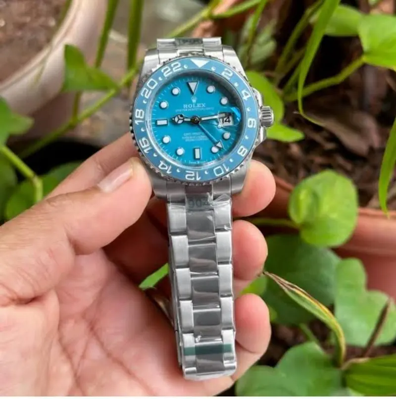 Rolex Oyster perpetual Gmt master Steel-Aqua Blue - Image 4