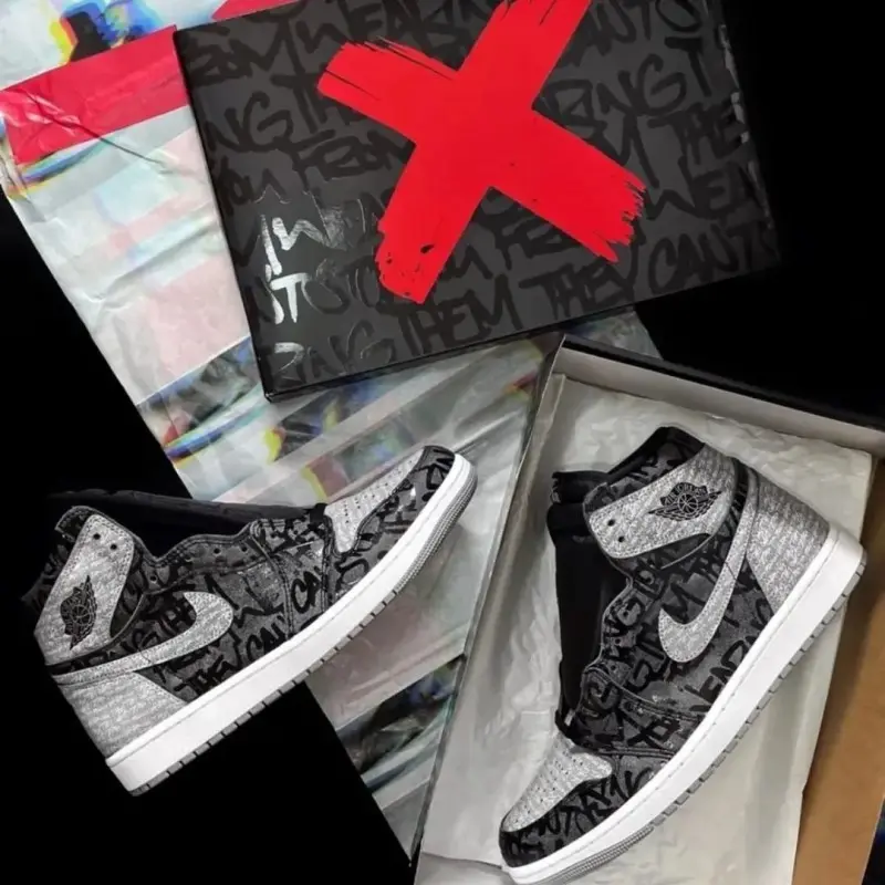 Air Jordan 1 High Rebillionaire With OG Box Heavy Quality - Image 2