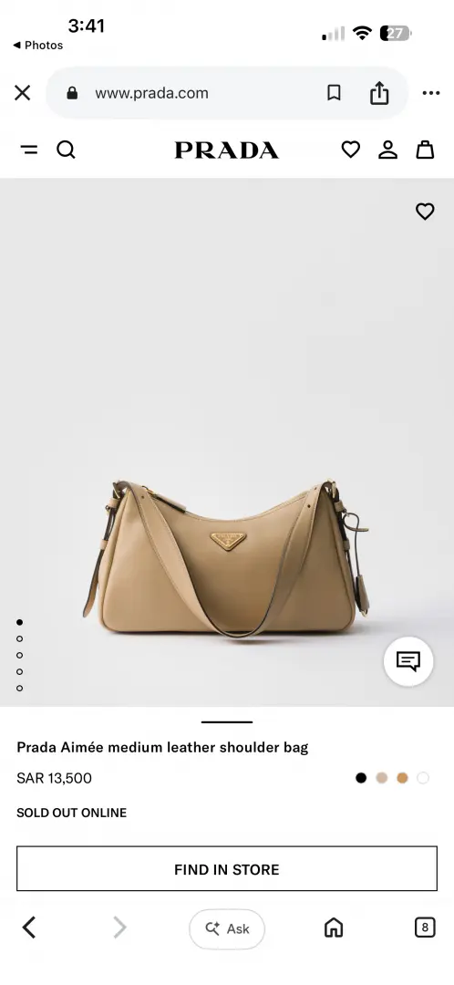 Prada CB Aimee ShoulderBag With OriginalBox CarryBag
