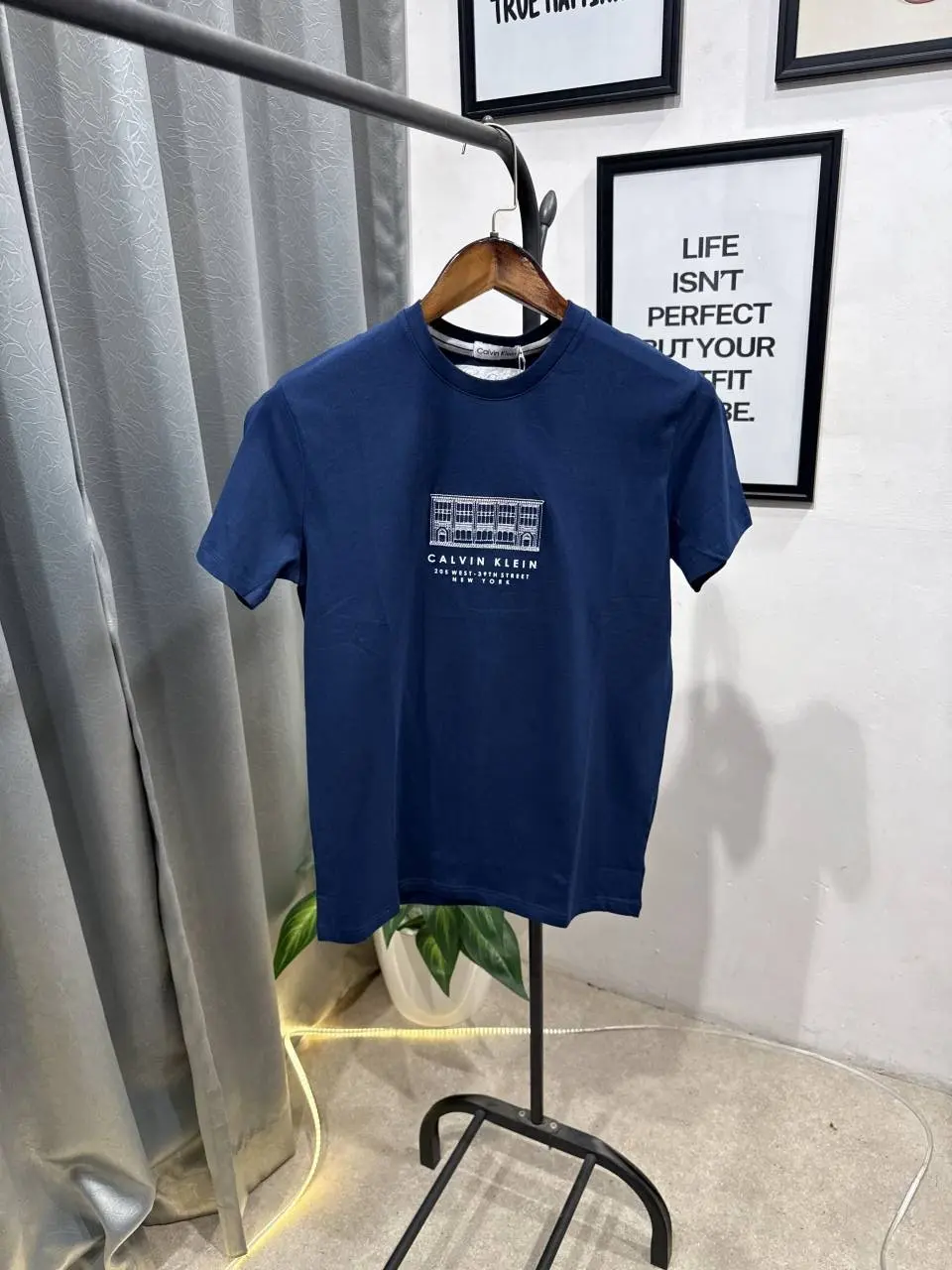 Calvin klei imported round neck tshirt blue - Image 2