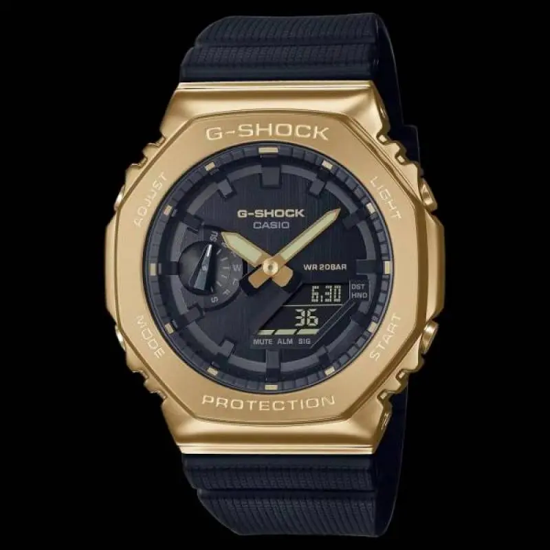 Casio g shock gm2100 black gold - Image 3