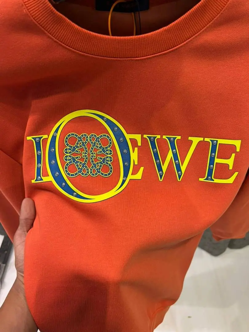 Loewe IMPORTED SWEATSHIRT STORE ARTICLE ORANGE - Image 3