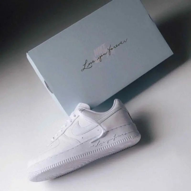 Nocta X Nikkee Airforce 1 Low Certified Lover Boy Triple White - Image 4