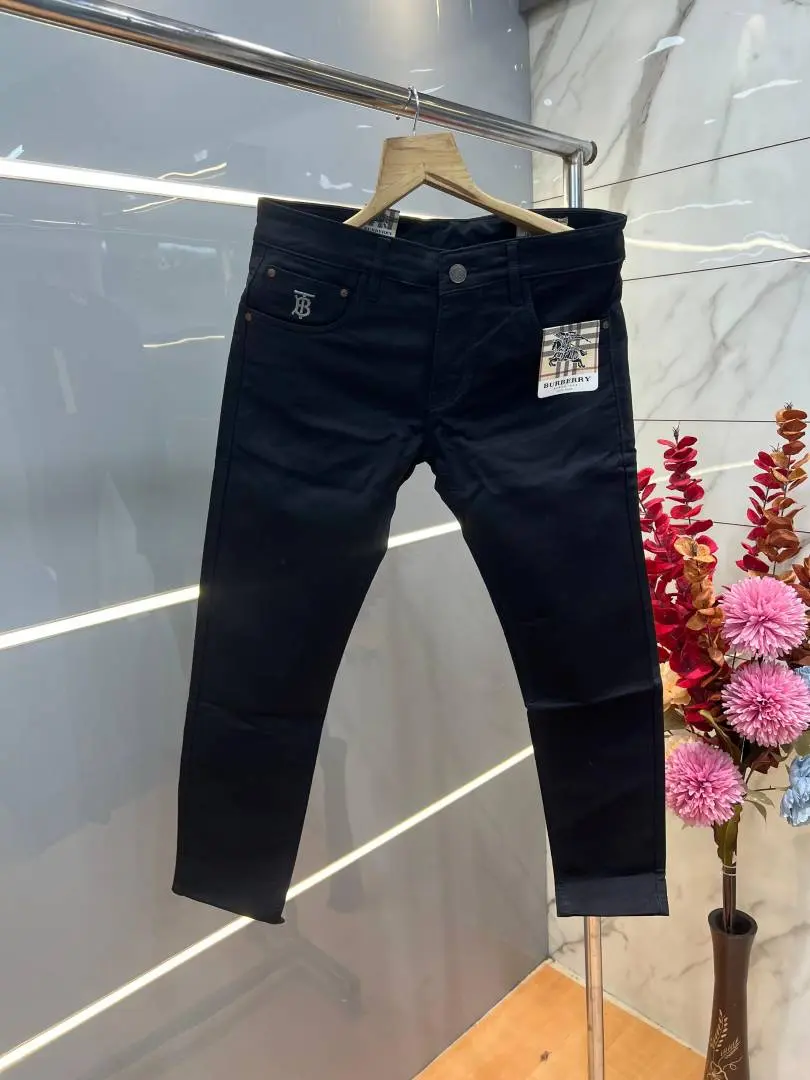 Burberry Black Regular fit Denim with back pocket Logo Sale Offer 3132 - Image 5