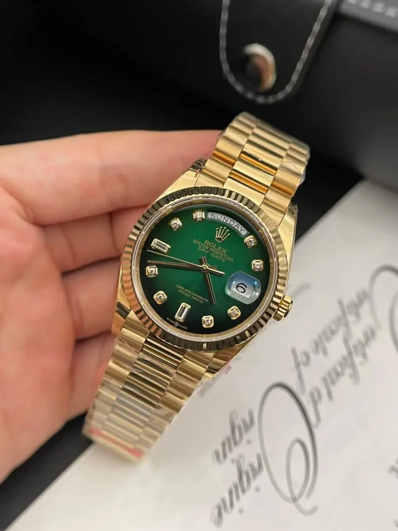 Rolex Oyster perpetual Day Date Yellow-Gold Z-R Quality - Image 2