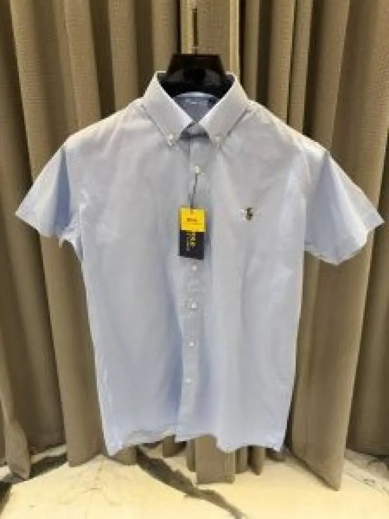 Ralph Lauren Premium Sky Blue Half Shirt - Image 2