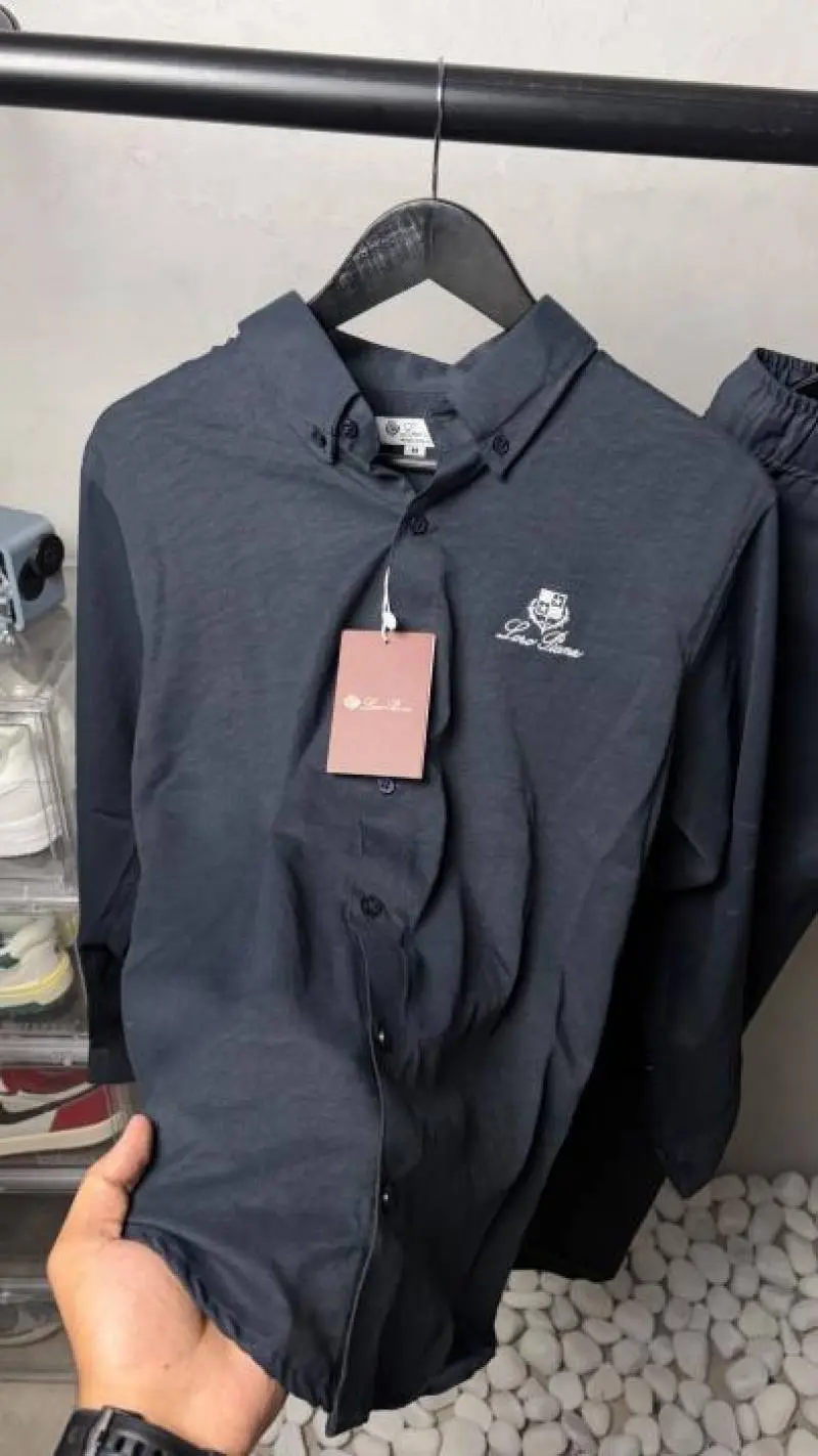 Loro Pian a Premium Linen Track Suit 2681 - Image 2