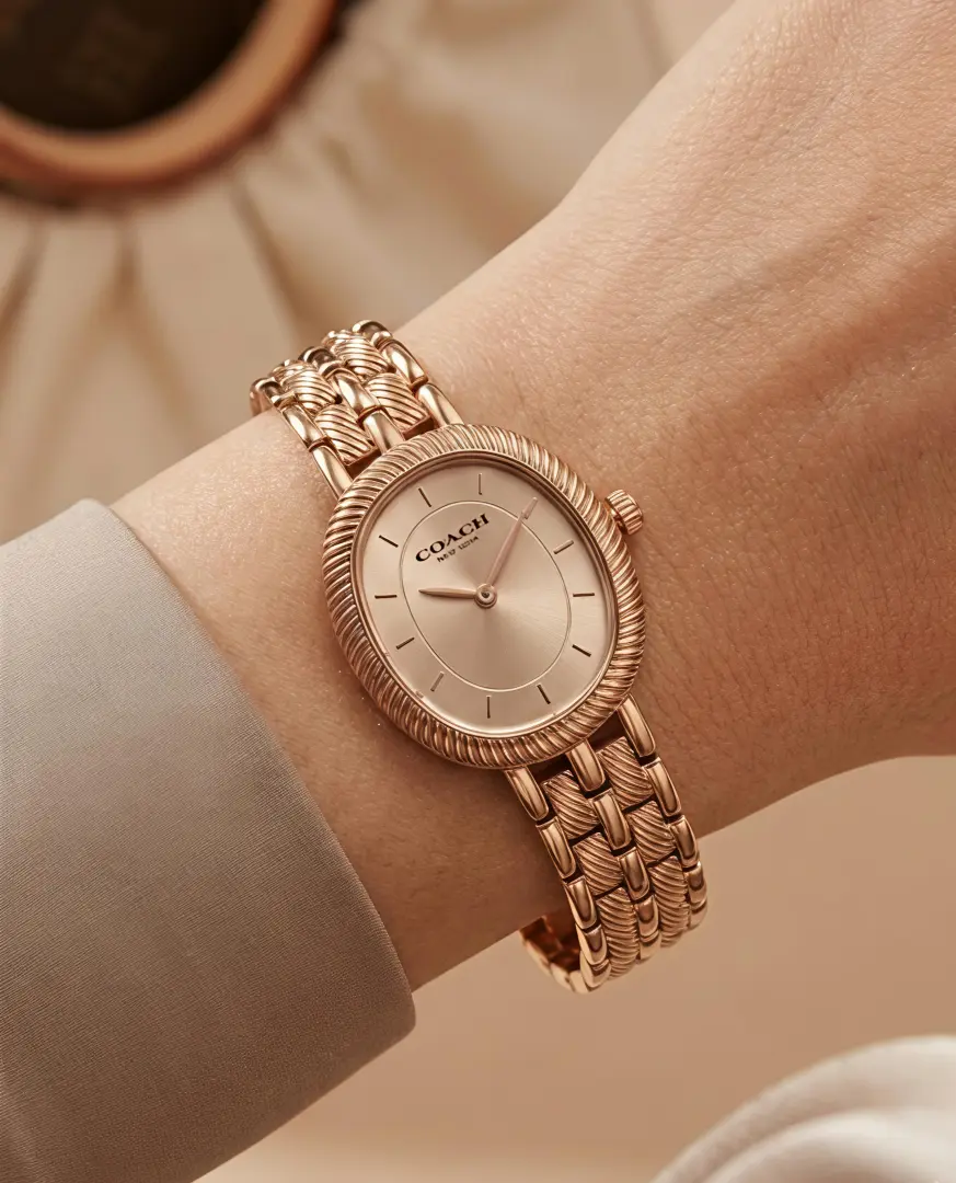 Coach Harlow Rose Gold Pink