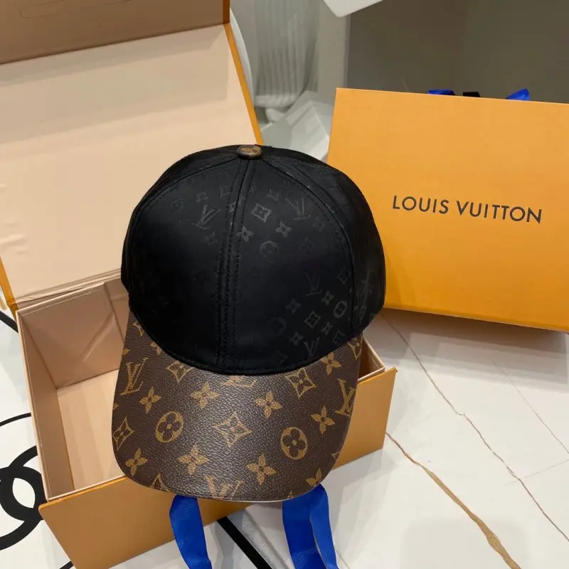 Louis Vuitton Exibit Dual MonoGram Premium Unisex Cap (With Safety Box) - Image 5
