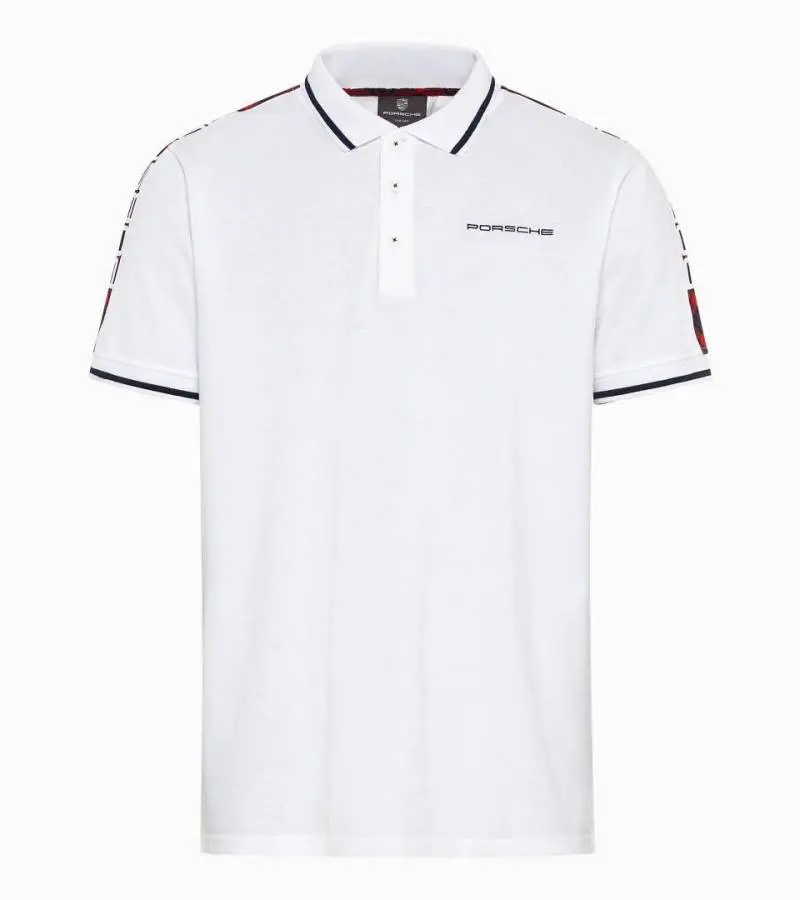PORSCHEx BOSXS IMPORTED STORE ARTICLE POLO T-SHIRTx - Image 2