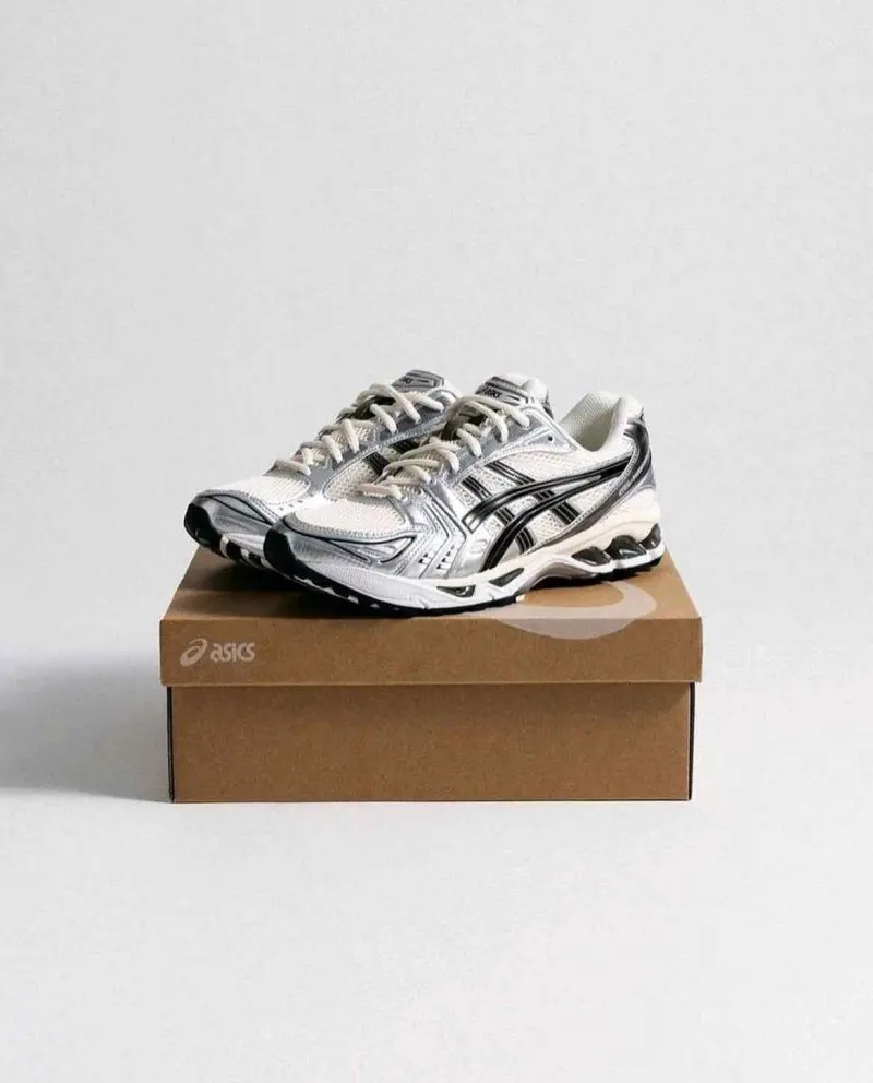 Asics Gel-Kayano 14 Cream Black Metallic Plum - Image 4