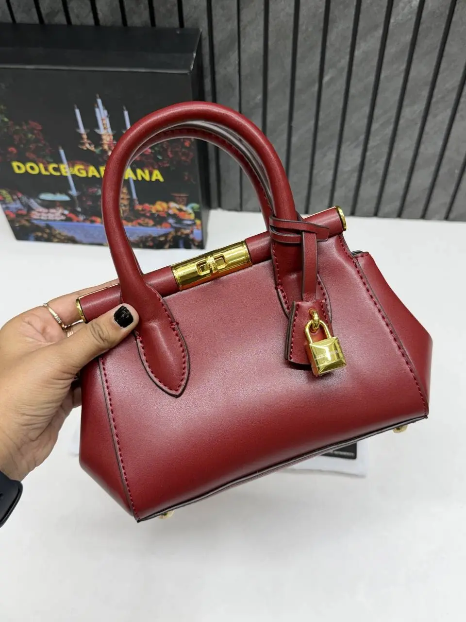 Dolcce & Gabbana 9026 Mini Marlene Red With Original Box & DustCover - Image 4