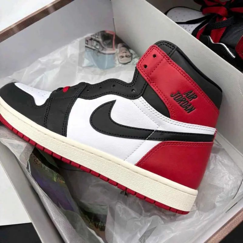 Air Jordan 1 Retro OG High Black Toe Reimagined SEMI UA - Image 3