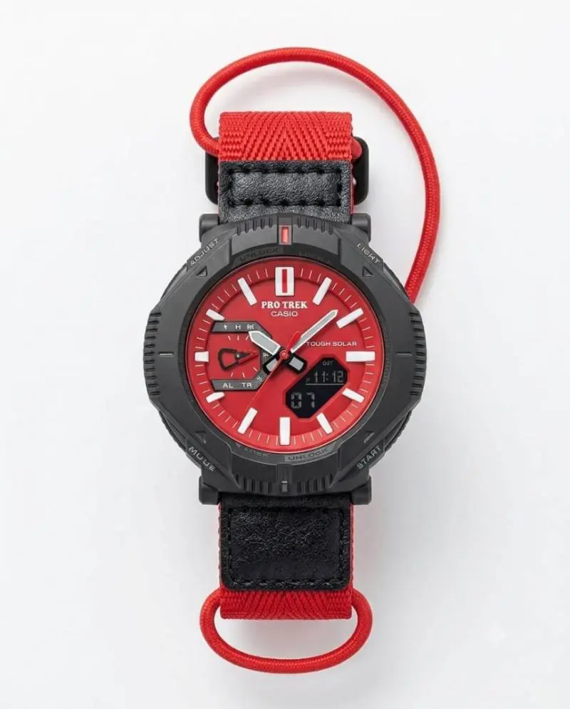 Casio Pro Trek PRJ-B001B-2 full Red - Image 2