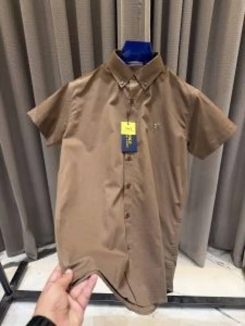 Ralph Lauren Premium Brown Half Shirt - Image 2