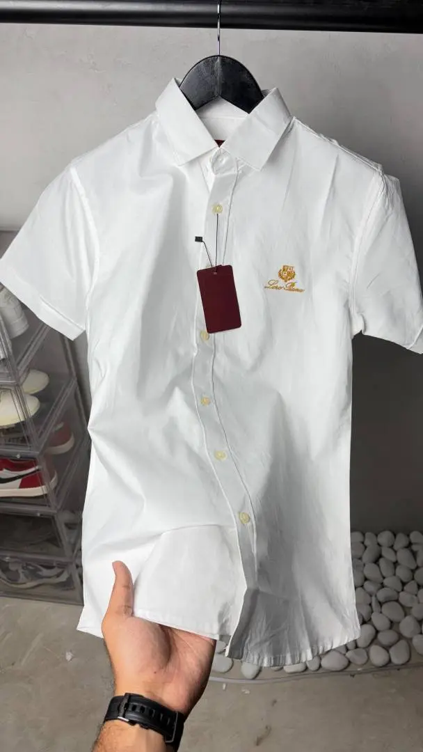 Loro Pian a Premium Half Sleeves Shirt 2350 - Image 4